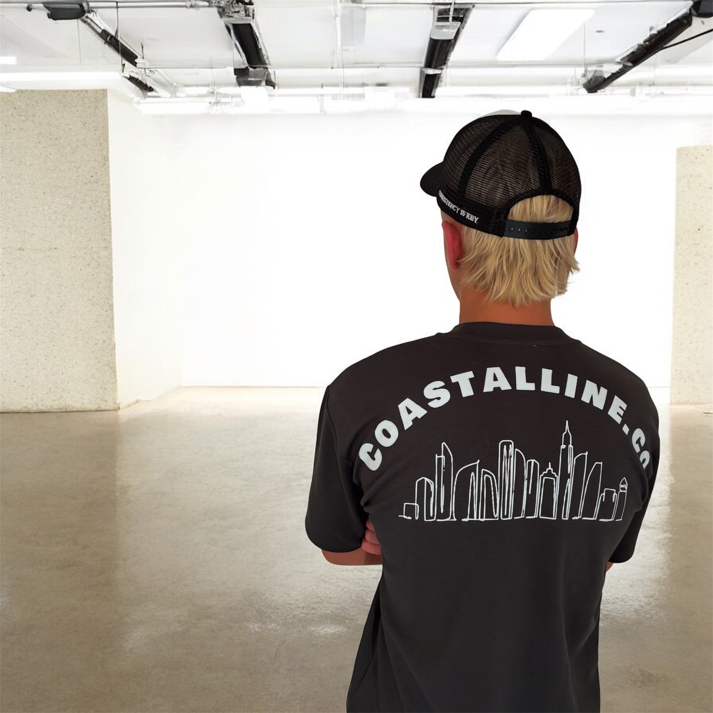 Coastalline Skyline Tee – Grey