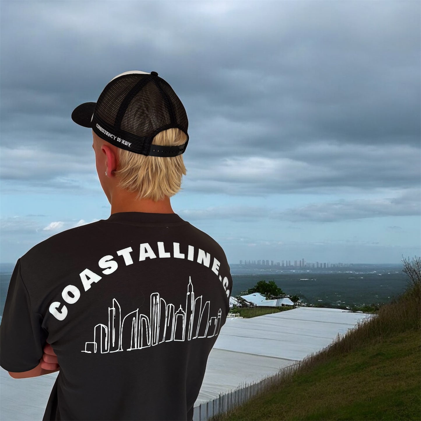 Coastalline Skyline Tee – Grey